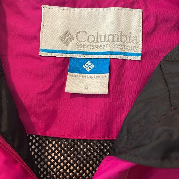 Columbia Women’s Pink Breast Cancer Ribbon Waterproof Jacket Small - Picture 5 of 13